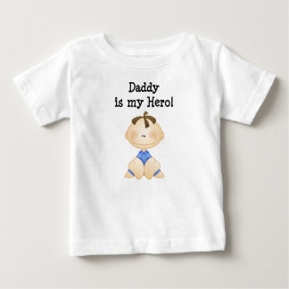 Camiseta Para Bebê Pai é Minhas T-shirts de Herói