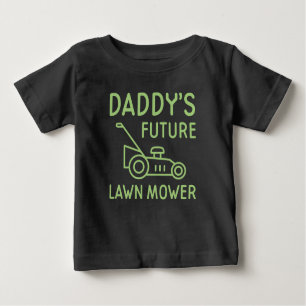 Camiseta Para Bebê Pai Futuro Poder Lawn