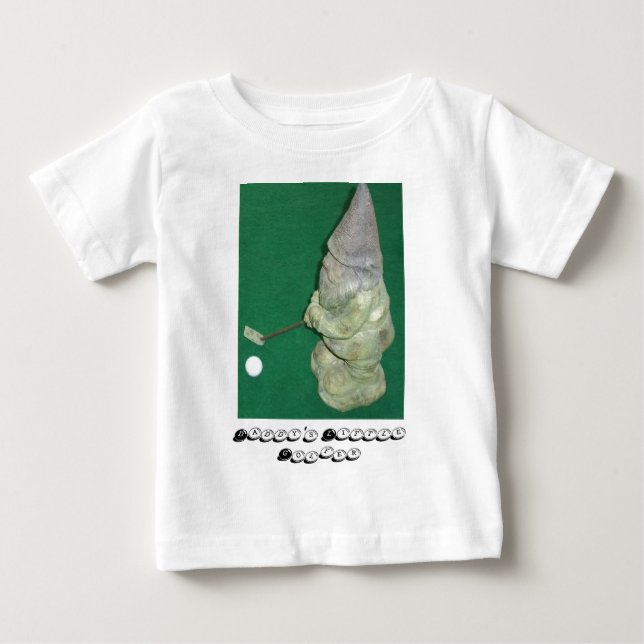Camiseta Para Bebê Pai Little Golfer (Frente)