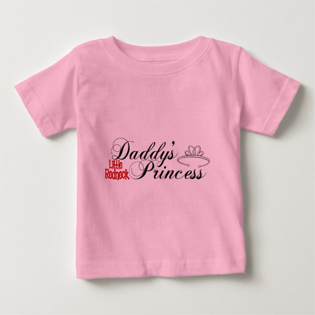 Camiseta Para Bebê Pai Little Redneck (Frente)