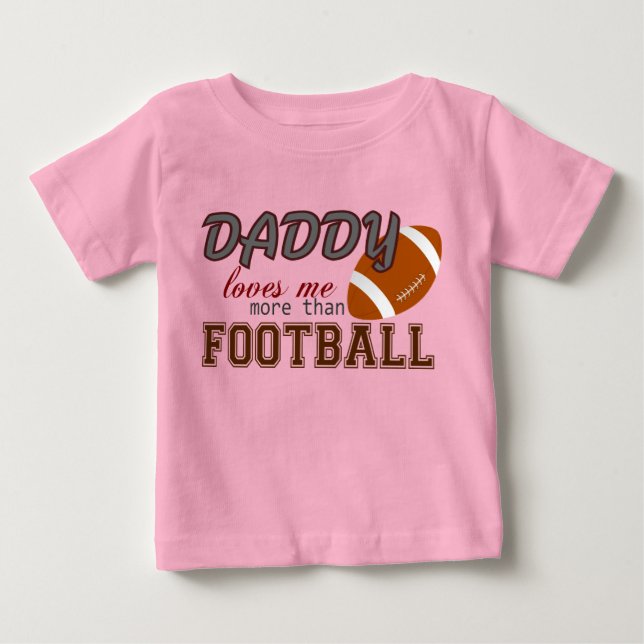 Camiseta Para Bebê Pai me ama (Frente)