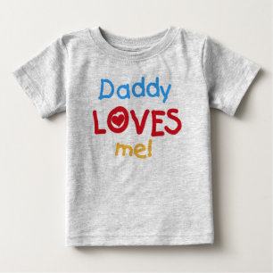 Camiseta Para Bebê Pai me ama, querido Romper