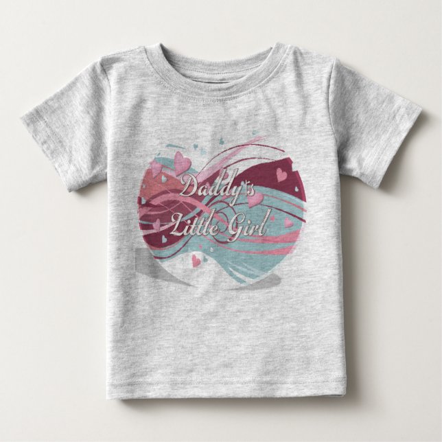 Camiseta Para Bebê pai menina 004 (Frente)