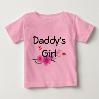 Camiseta Para Bebê Pai Menina manga comprida