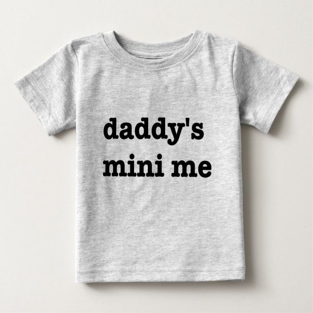 Camiseta Para Bebê Pai Mini (Frente)