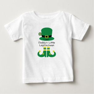 Camiseta Para Bebê Pai Pequeno Leprechaun Personalizado