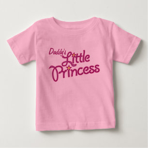 Camiseta Para Bebê Pai, Princesa, com texto gráfico, de cor rosa