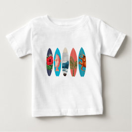 Camiseta Para Bebê Painéis Coloridos