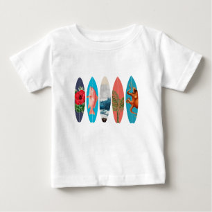 Camiseta Para Bebê Painéis Coloridos