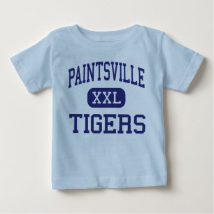 Camiseta Para Bebê Paintsville - tigres - alto - Paintsville Kentucky