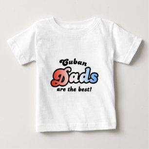 Camiseta Para Bebê Pais cubanos
