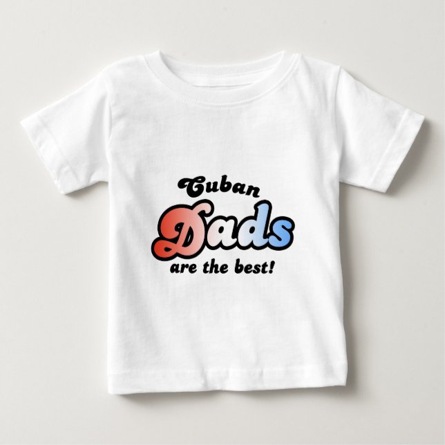 Camiseta Para Bebê Pais cubanos (Frente)
