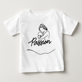 Camiseta Para Bebê paixão mãe