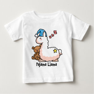 Camiseta Para Bebê Pajama Llama