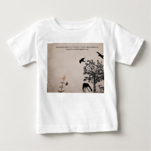 Camiseta Para Bebê palavras e frases estéticas para o mosam (clima) t