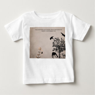 Camiseta Para Bebê palavras e frases estéticas para o mosam (clima) t
