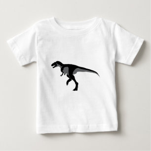 Camiseta Para Bebê Paleontologia Alectrosaurus Dinossauro Criança