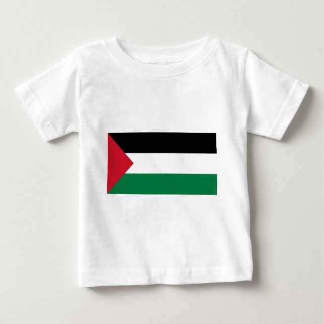 Camiseta Para Bebê palestina (Frente)