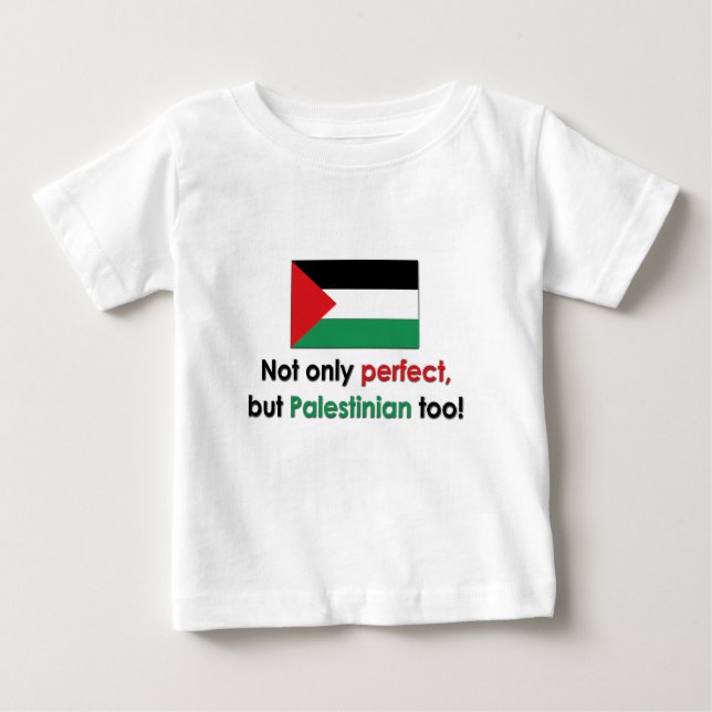 Camiseta Para Bebê Palestino perfeito (Frente)