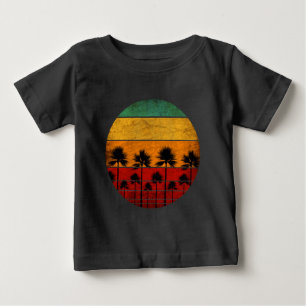 Camiseta Para Bebê palmeiras