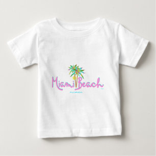 Camiseta Para Bebê Pam de Miami Beach