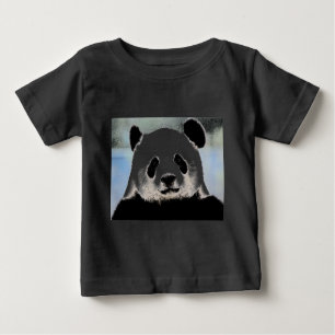 Camiseta Para Bebê Panda