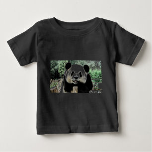 Camiseta Para Bebê Panda