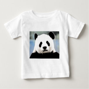 Camiseta Para Bebê Panda