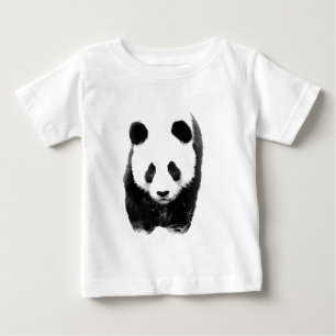 Camiseta Para Bebê Panda