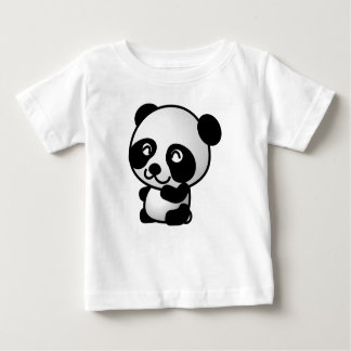 Camiseta Para Bebê Panda