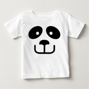 Camiseta Para Bebê Panda