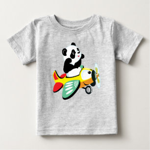 Camiseta Para Bebê Panda Bear