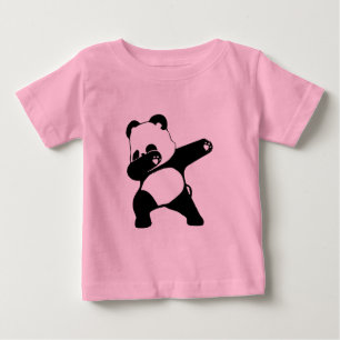 Camiseta Para Bebê Panda Dabbing 