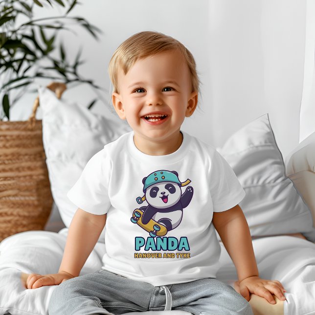 Camiseta Para Bebê Panda hanover (Criador carregado)