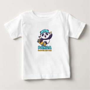 Camiseta Para Bebê Panda ressaca e Tytybaby