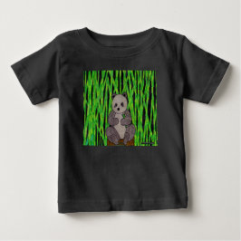 Camiseta Para Bebê Panda (vívido) - Camiseta de Bebê