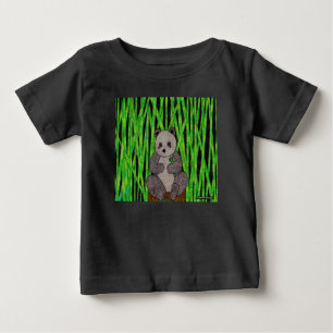 Camiseta Para Bebê Panda (vívido) - Camiseta de Bebê