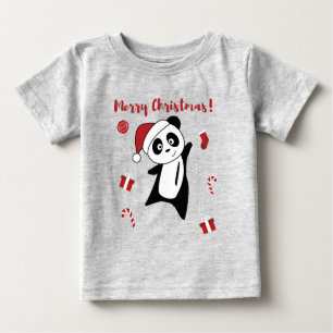 Camiseta Para Bebê Pandas Baby T-