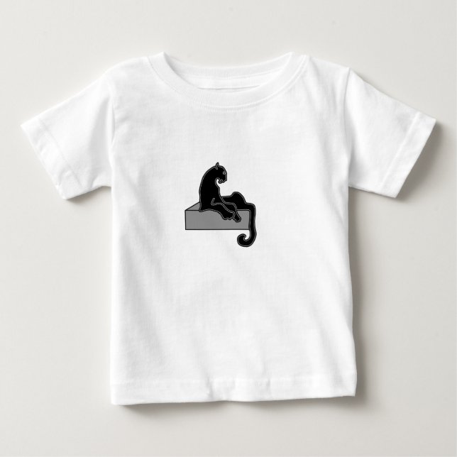 Camiseta Para Bebê Panela Negra (Frente)