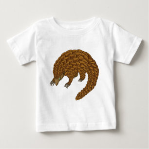 Camiseta Para Bebê Pangolin