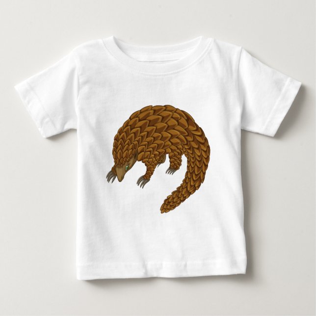 Camiseta Para Bebê Pangolin (Frente)