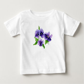 Camiseta Para Bebê pansypurp