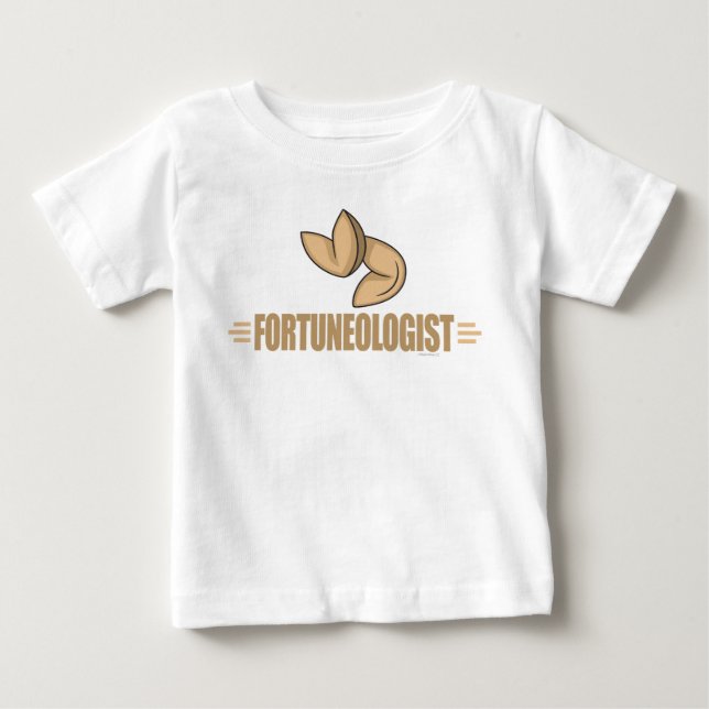 Camiseta Para Bebê Pão de Cookie Engraçado da Fortune (Frente)
