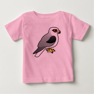 Camiseta Para Bebê papagaio Branco-atado