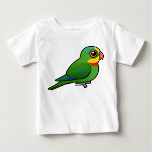 Camiseta Para Bebê Papagaio magnífico de Birdorable