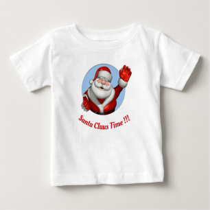 Camiseta Para Bebê Papai Noel 1