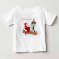 Papai Noel com Raposa e Esquilo do Coelho