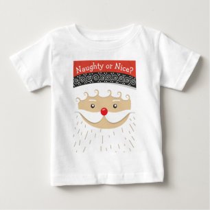 Camiseta Para Bebê Papai noel de Natal