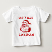 Papai Noel de Natal Vermelho Engraçado espere eu p