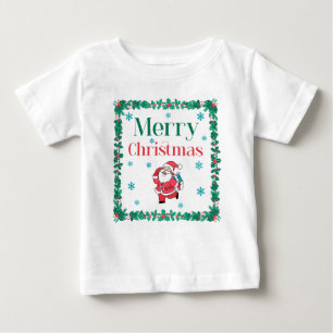 Camiseta Para Bebê Papai Noel Felry Natal